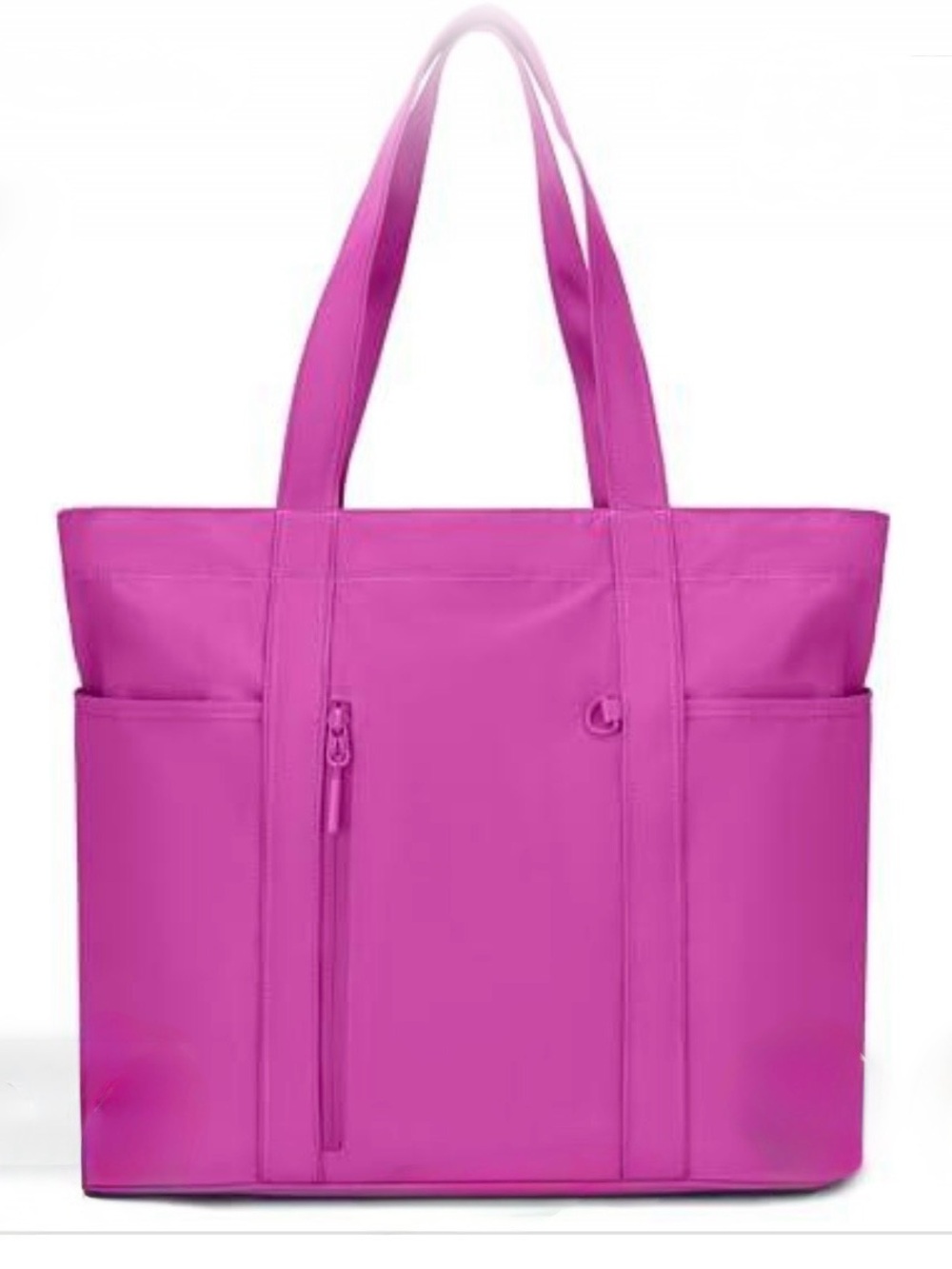 Large Pink Waterproof Laptop Tote Bag Travel Work Shoulder Bag - Picture 4 of 6